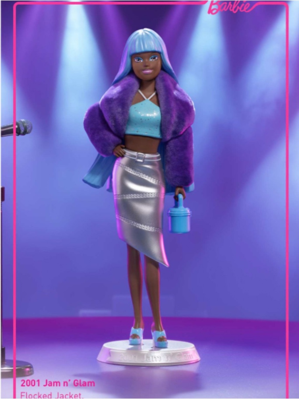 2001 JAM N” GLAM BARBIE - Pop Mart BARBIE Style Icon Figures, Confirmed, New